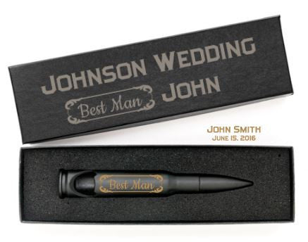 .50 Caliber Wedding Bullet Bottle Opener