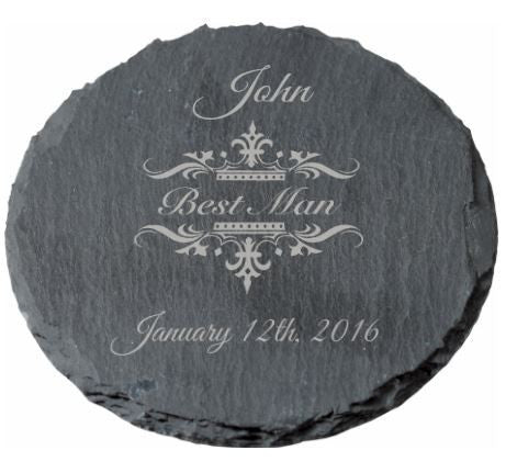 Slate Coasters - Groomsmen Gifts