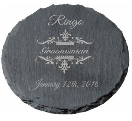 Slate Coasters - Groomsmen Gifts