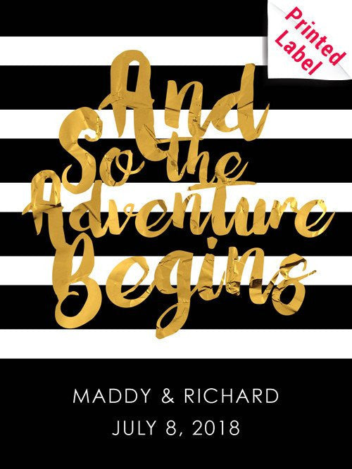 Ballast Point Sculpin IPA - Adventure Begins Label