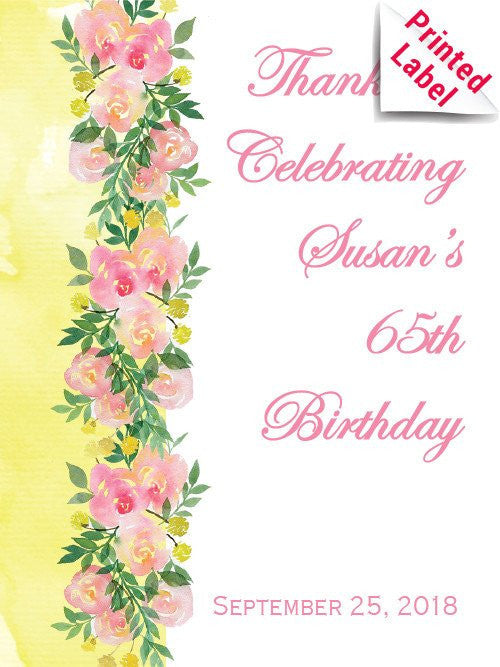 Ballast Point Sculpin IPA - Floral Roses Label