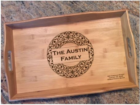 Personalized Rectangular Tray