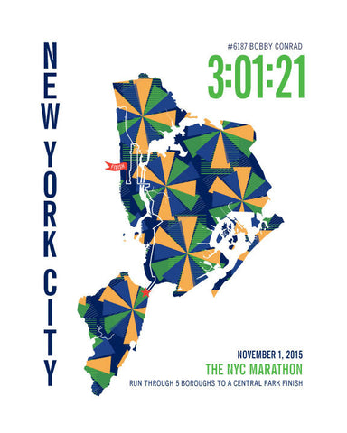 NYC Marathon Map
